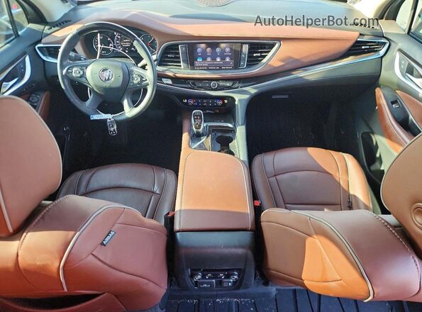 5GAERDKW2LJ229221 2020 BUICK ENCLAVE Maroon Vista del salpicadero