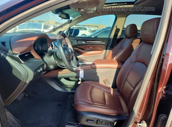 5GAERDKW2LJ229221 2020 BUICK ENCLAVE Maroon Vista interior delantera