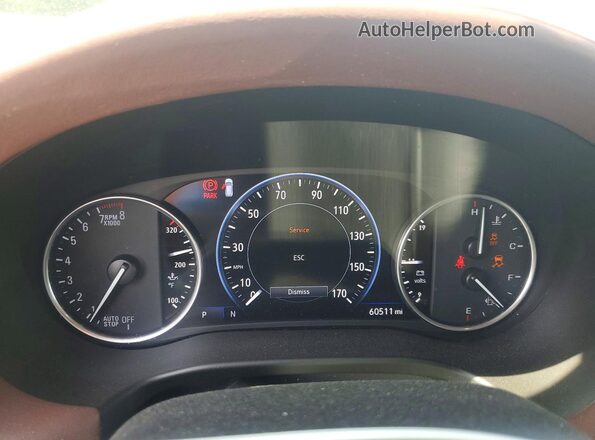 5GAERDKW9LJ267433 2020 BUICK ENCLAVE Белый Вид щитка приборов