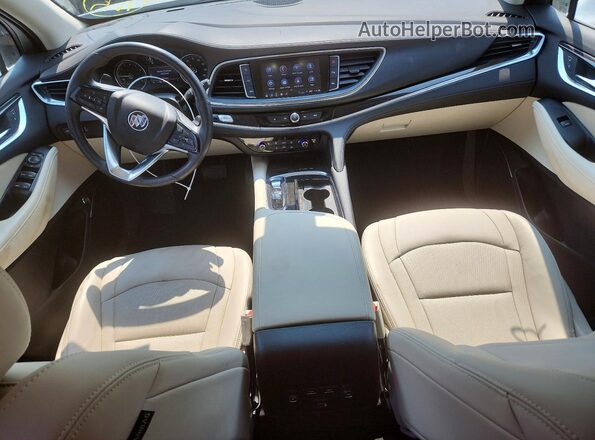 5GAEVAKW1PJ133564 2023 BUICK ENCLAVE White Вид панелі приладів