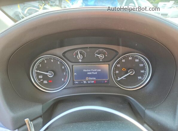5GAEVAKW1PJ133564 2023 BUICK ENCLAVE White Вид щитка приладів
