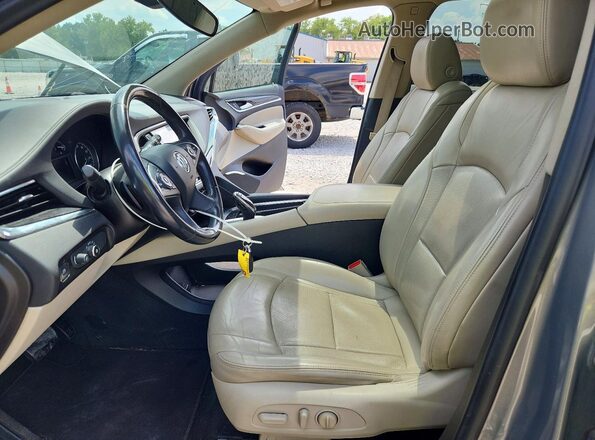 5GAEVAKW2JJ229159 2018 BUICK ENCLAVE Gray Սալոնի դիմացի տեսք