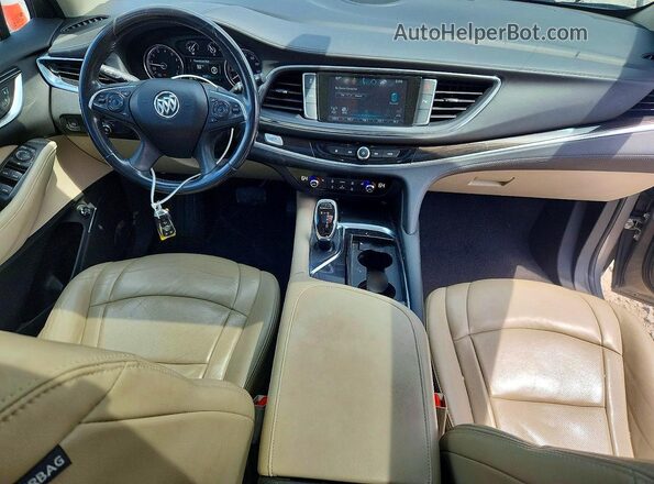 5GAEVAKW2JJ229159 2018 BUICK ENCLAVE Gray Առջևի վահանակի տեսք