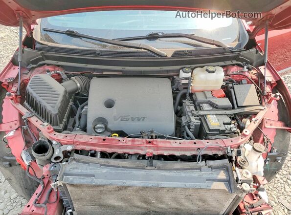 5GAEVAKW4PJ256887 2023 BUICK ENCLAVE Red Вид підкапотного простору