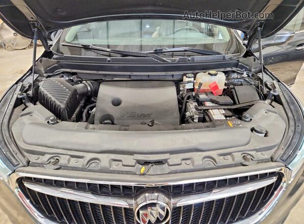5GAEVAKW5KJ213149 2019 BUICK ENCLAVE Gray Vista del compartimento del motor