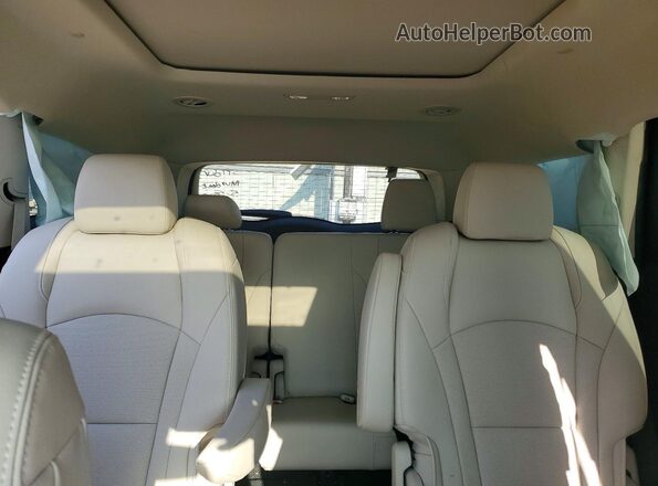 5GAEVAKW5NJ126825 2022 BUICK ENCLAVE Blue Vista de los asientos traseros