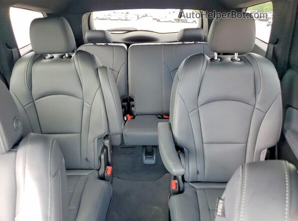 5GAEVAKW6PJ132748 2023 BUICK ENCLAVE Blue უკანა სავარძლების ხედი