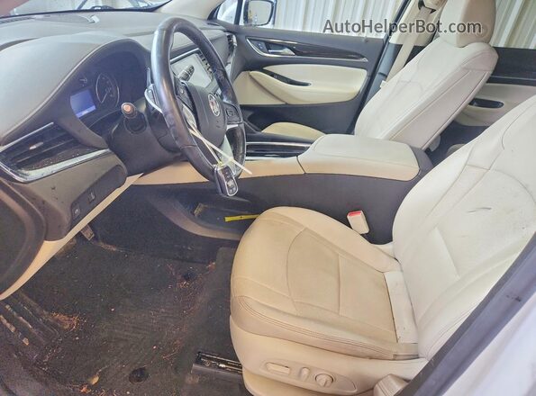 5GAEVAKW6PJ137576 2023 BUICK ENCLAVE White Widok wnętrza z przodu