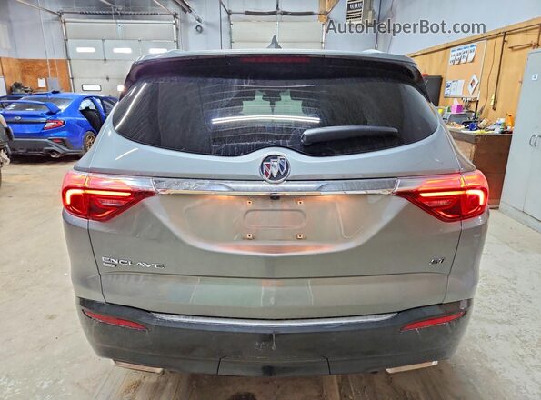 5GAEVAKW9PJ170491 2023 BUICK ENCLAVE Silver Rear view