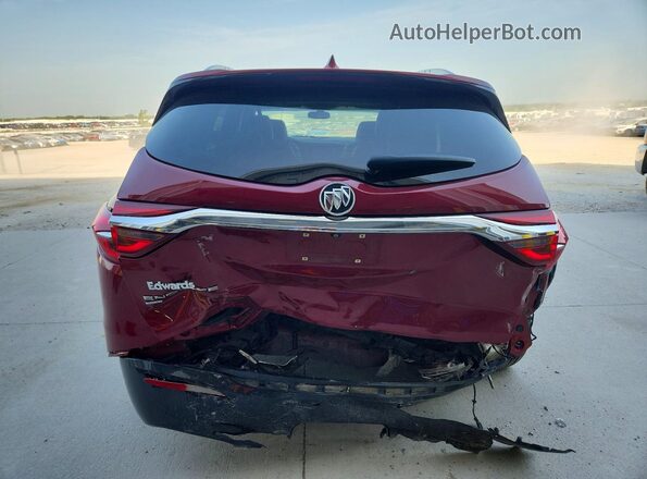 5GAEVAKWXMJ155932 2021 BUICK ENCLAVE Red Հետևի տեսք