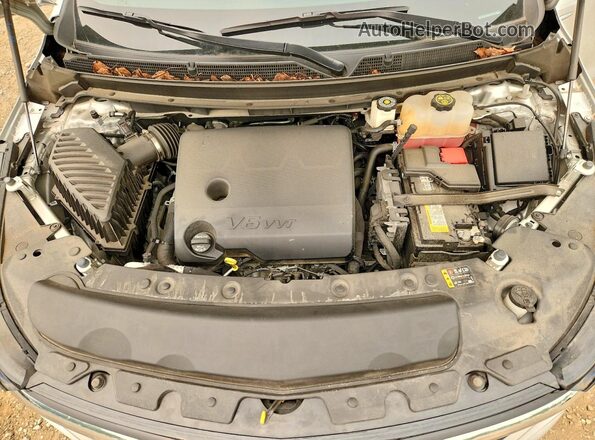 5GAEVAKWXNJ104075 2022 BUICK ENCLAVE Silver Vista del compartimento del motor