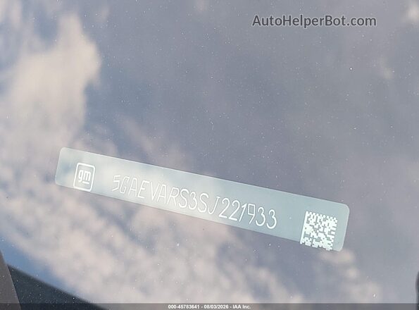5GAEVARS3SJ221933 2025 BUICK ENCLAVE Gray Շարժիչի բաժամունքի տեսք