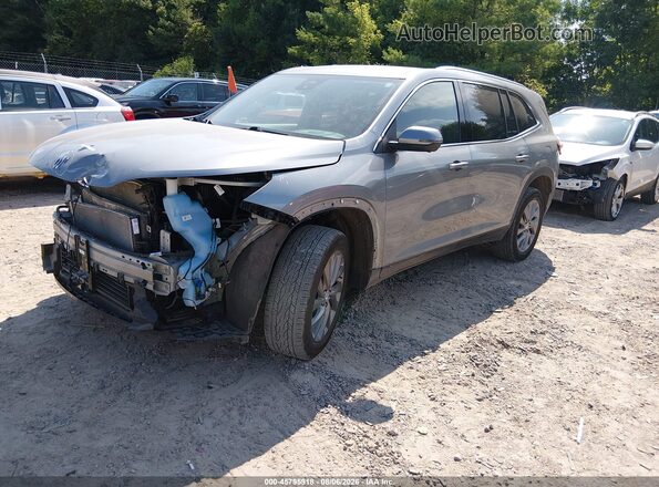 5GAEVARS4SJ285978 2025 BUICK ENCLAVE Gray წინა მარცხენა ხედი სამი მეოთხედიდან