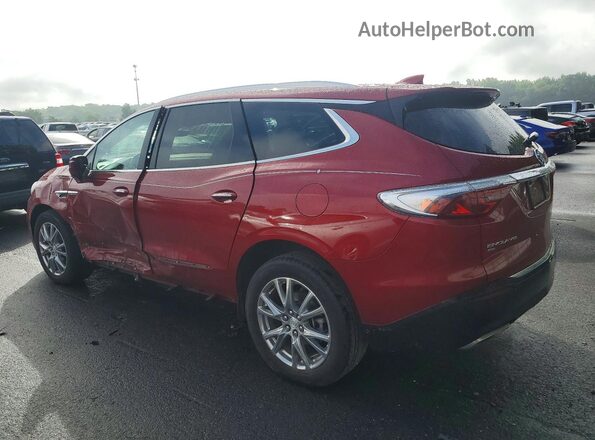 5GAEVBKW2NJ157651 2022 BUICK ENCLAVE Red Trasero izquierdo