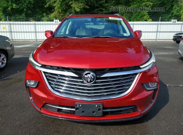 5GAEVBKW2NJ157651 2022 BUICK ENCLAVE Red Vista frontal