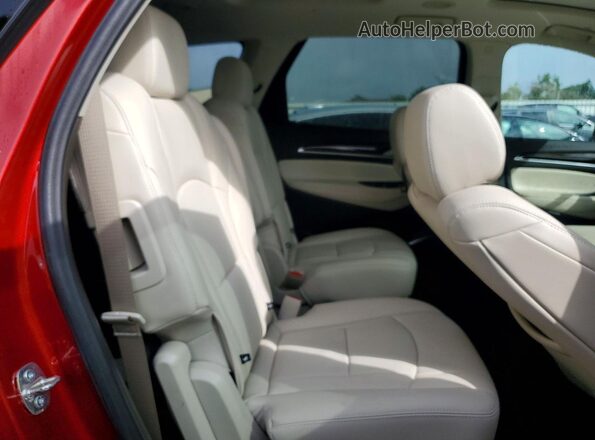 5GAEVBKW2NJ157651 2022 BUICK ENCLAVE Red Vista de los asientos traseros