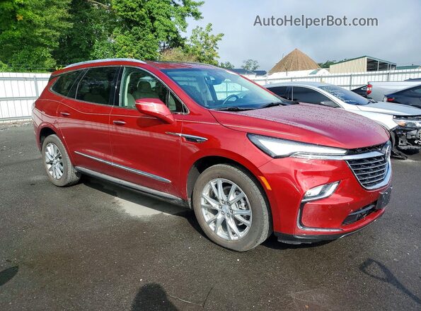 5GAEVBKW2NJ157651 2022 BUICK ENCLAVE Red Delantero derecho