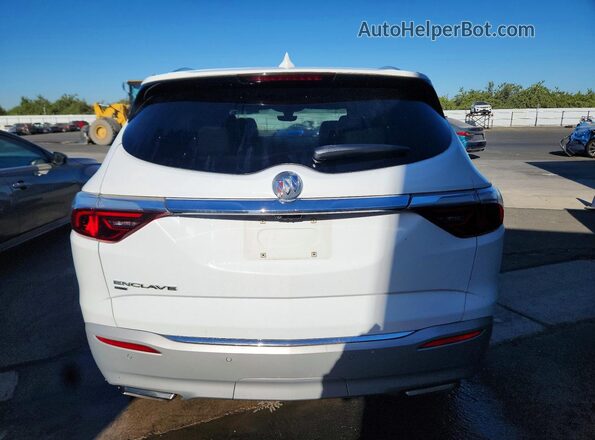 5GAEVBKW4NJ162141 2022 BUICK ENCLAVE White Вид ззаду