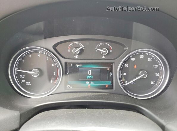 5GAEVBKW5JJ226570 2018 BUICK ENCLAVE Red Սարքավորումների վահանակի տեսք