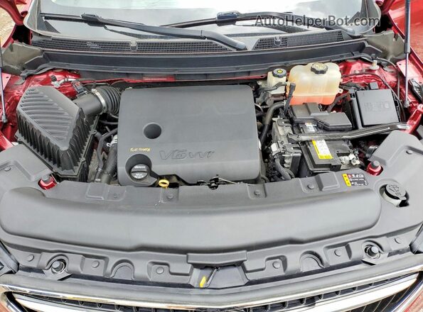 5GAEVBKW5JJ226570 2018 BUICK ENCLAVE Red Շարժիչի բաժամունքի տեսք