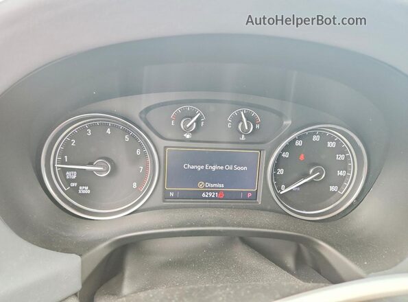 5GAEVBKW5LJ275903 2020 BUICK ENCLAVE White Widok zestawu wskaźników