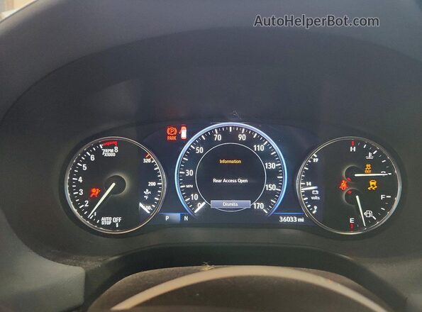 5GAEVBKW6RJ127722 2024 BUICK ENCLAVE Gray Instrument cluster view