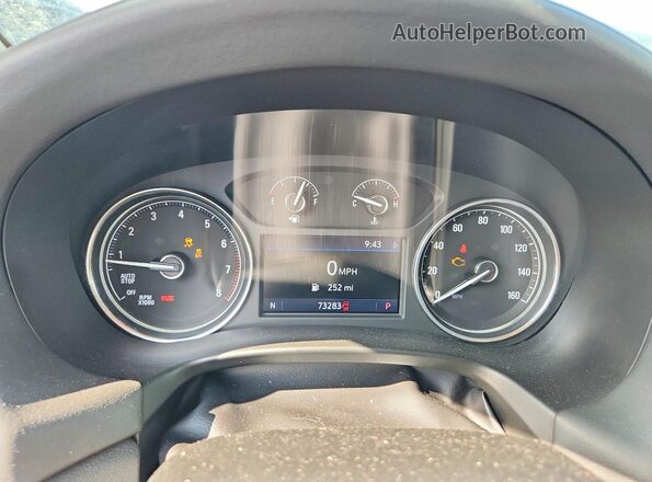 5GAEVBKW9LJ219821 2020 BUICK ENCLAVE Black Instrument cluster view