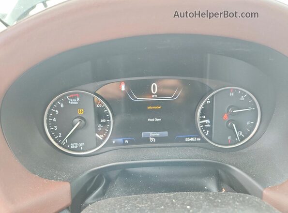 5GAEVCKW2LJ120232 2020 BUICK ENCLAVE Black Instrument cluster view