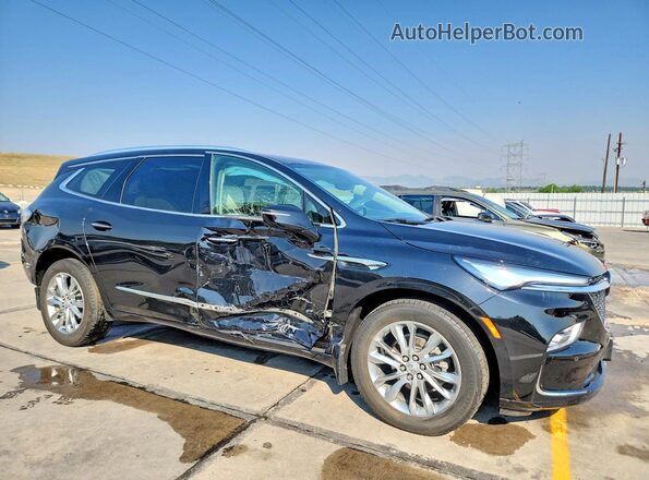 5GAEVCKW2PJ104456 2023 BUICK ENCLAVE Черный Передняя правая четверть