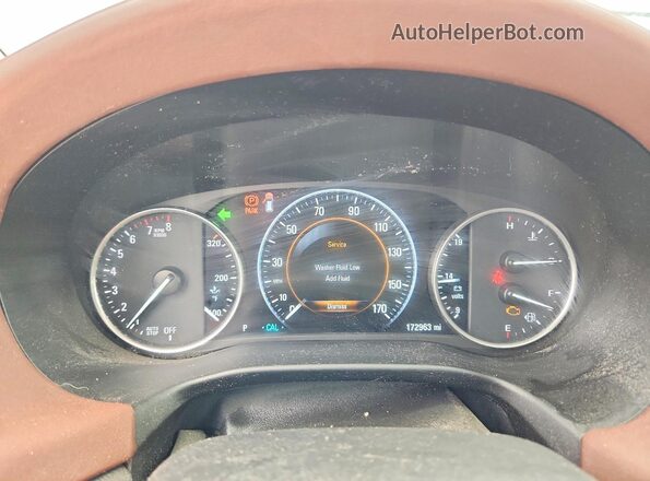 5GAEVCKW5JJ148748 2018 BUICK ENCLAVE White Widok zestawu wskaźników