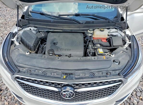 5GAEVCKW5KJ318785 2019 BUICK ENCLAVE White Vista del compartimento del motor