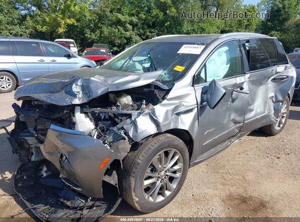 5GAEVCKW7RJ104911 2024 BUICK ENCLAVE Серый Передняя левая четверть