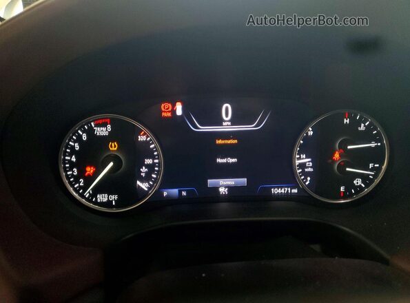 5GAEVCKW9LJ121880 2020 BUICK ENCLAVE White Instrument cluster view