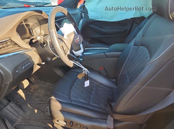 5GAEVCKWXRJ104336 2024 BUICK ENCLAVE Черный Вид салона спереди