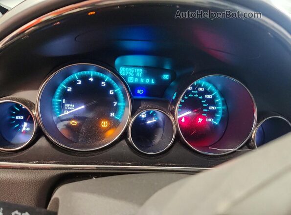 5GAKRAKD0GJ303077 2016 BUICK ENCLAVE White Vista del cuadro de instrumentos