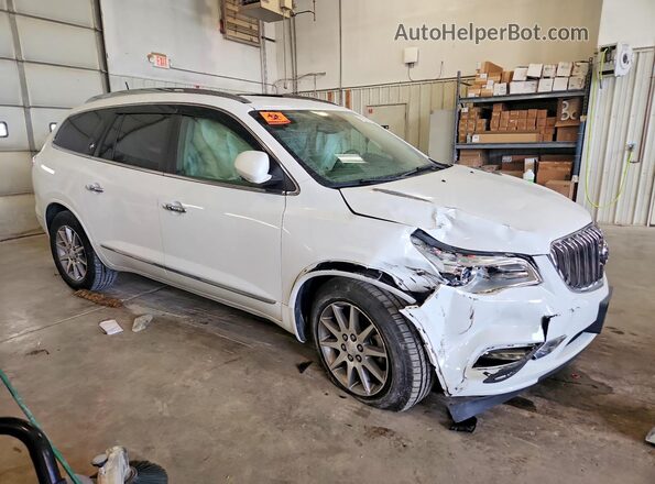 5GAKRAKD0GJ303077 2016 BUICK ENCLAVE White Delantero derecho