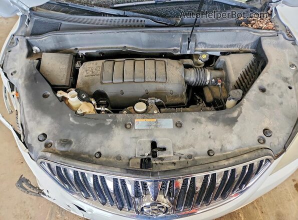 5GAKRAKD0GJ303077 2016 BUICK ENCLAVE White Vista del compartimento del motor