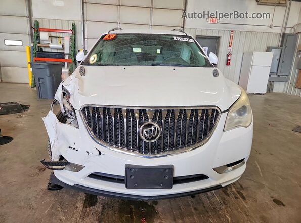 5GAKRAKD0GJ303077 2016 BUICK ENCLAVE White Vista frontal