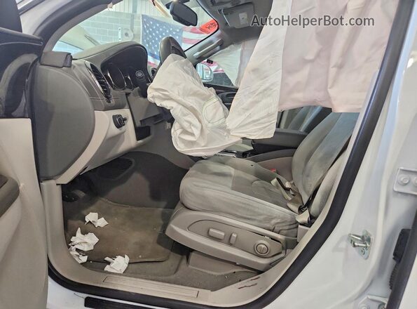 5GAKRAKD0GJ303077 2016 BUICK ENCLAVE White Vista interior delantera