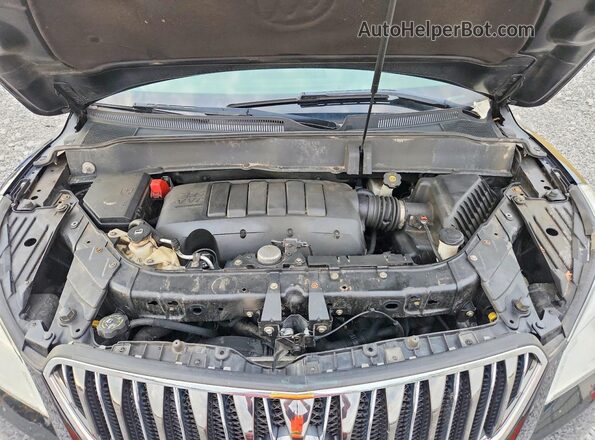 5GAKRAKD2HJ302871 2017 BUICK ENCLAVE Black ძრავის განყოფილების ხედი