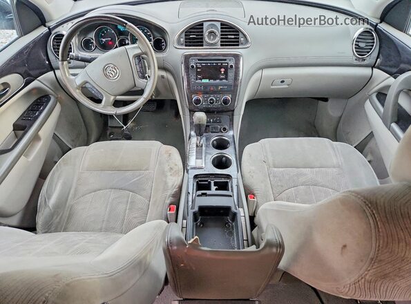 5GAKRAKD2HJ302871 2017 BUICK ENCLAVE Black წინა პანელის ხედი
