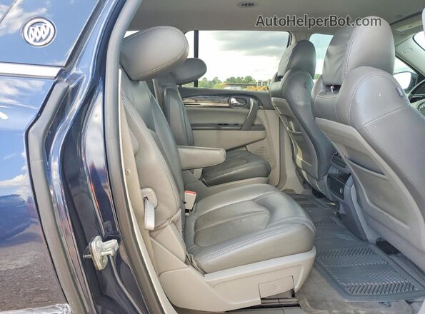 5GAKRAKD4HJ238218 2017 BUICK ENCLAVE Blue Rear seats view
