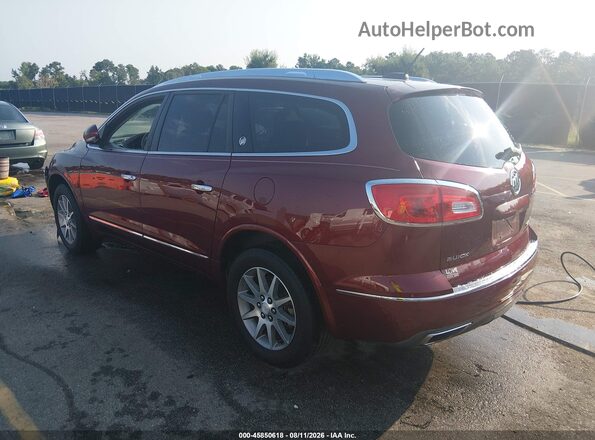 5GAKRAKD8GJ255750 2016 BUICK ENCLAVE Red Задня ліва чверть