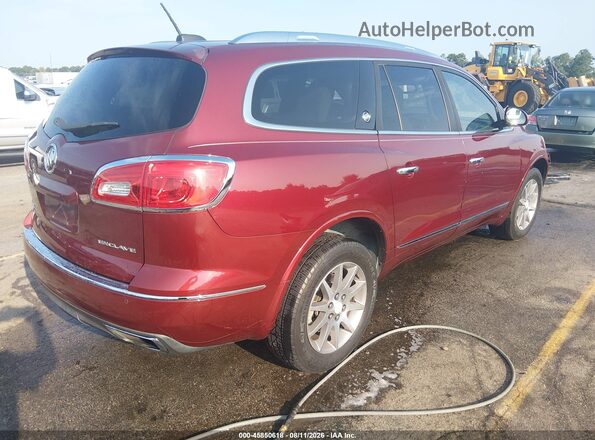 5GAKRAKD8GJ255750 2016 BUICK ENCLAVE Red Задня права чверть