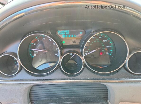 5GAKRAKDXHJ298147 2017 BUICK ENCLAVE Charcoal Вид щитка приладів