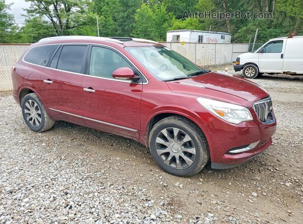 5GAKRBKD0HJ262604 2017 BUICK ENCLAVE Burgundy Przód prawy