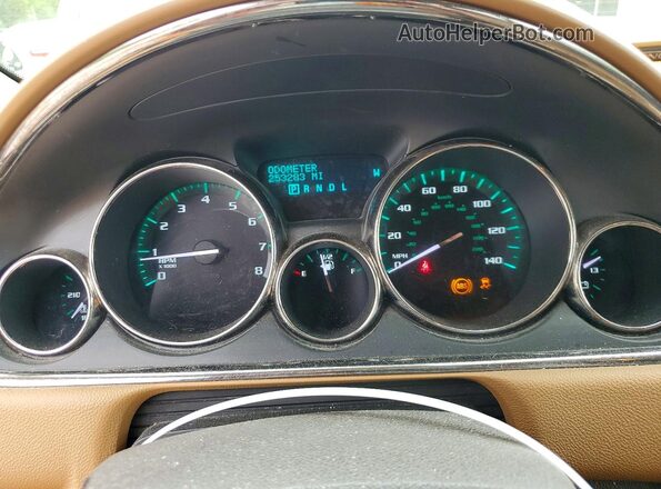 5GAKRBKD0HJ262604 2017 BUICK ENCLAVE Burgundy Widok zestawu wskaźników