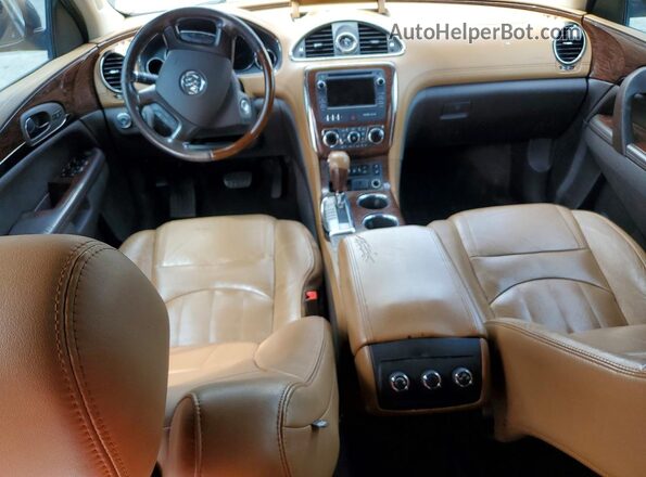 5GAKRBKD1GJ244997 2016 BUICK ENCLAVE Brown Առջևի վահանակի տեսք