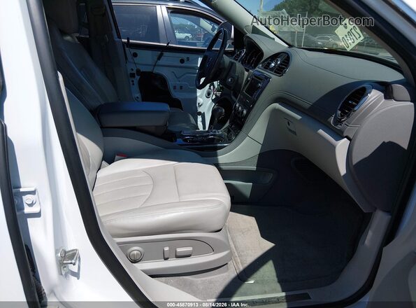 5GAKRBKD4GJ309485 2016 BUICK ENCLAVE White Vista interior delantera