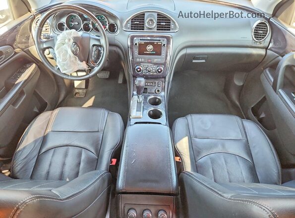 5GAKRBKD4HJ123706 2017 BUICK ENCLAVE Белый Вид панели приборов